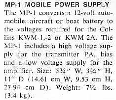MP-1 Mobile Power Supply
