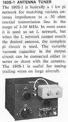 180S-1 Antenna Tuner