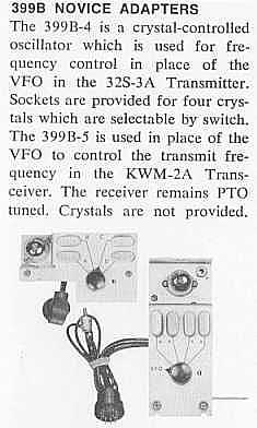 399B Novice Adapters