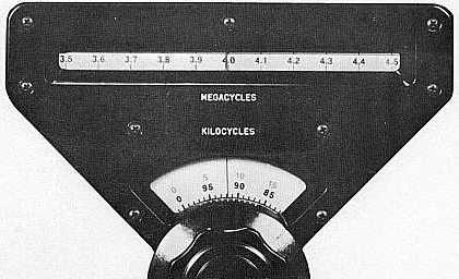 Collins 51J-4 tuning dial