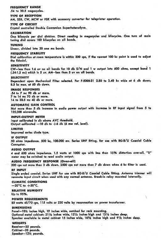 51J-4 Specifications