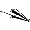 paper airplane